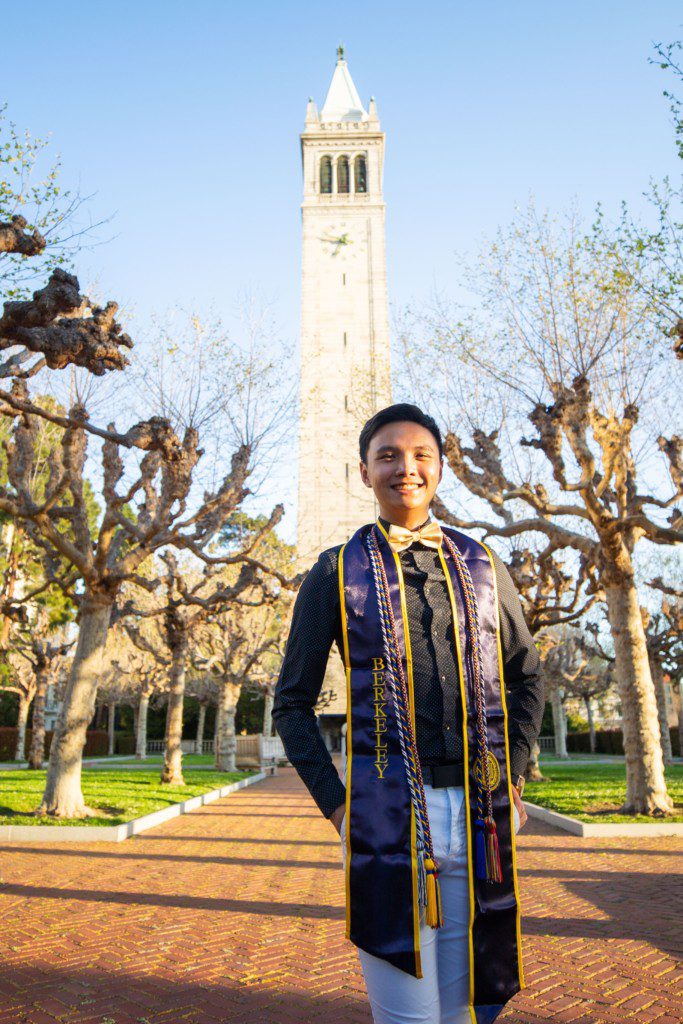 Making Waves student graduating from UC Berkeley (Cal)
