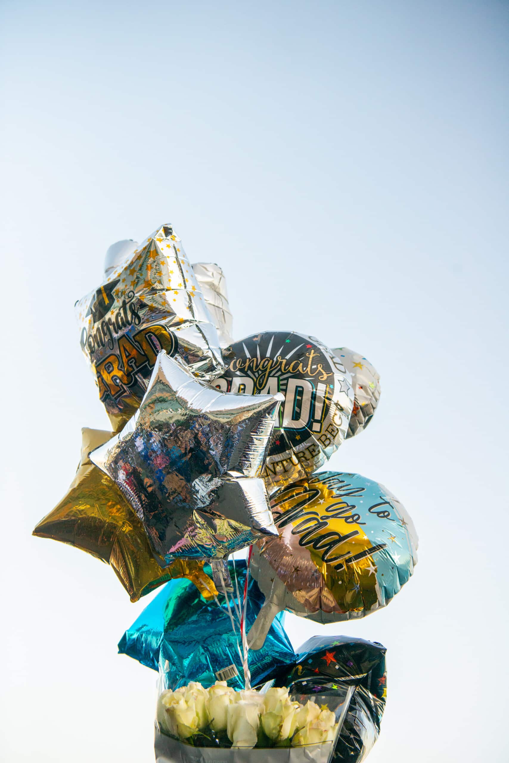Balloons at Making Waves Academy graduation